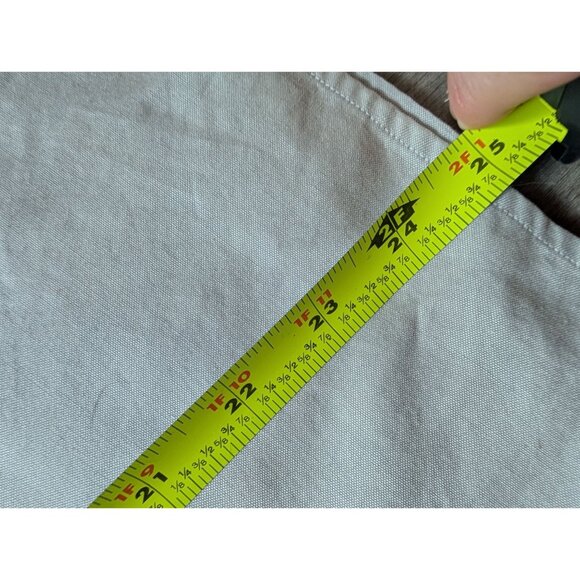 Perry Ellis Long Sleeve Button-Up Shirt Size 4 100% Cotton Light Gray Color - Picture 6 of 6